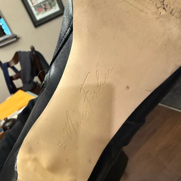 Marc Fisher Black  knee Boots size 7 women’s - Picture 2 of 13